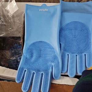 Petglo Blue Cleaning Gloves